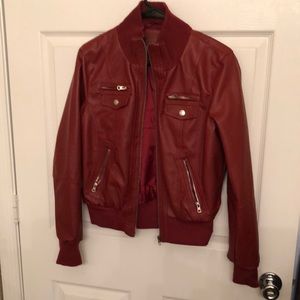 Really cute dark red jacket